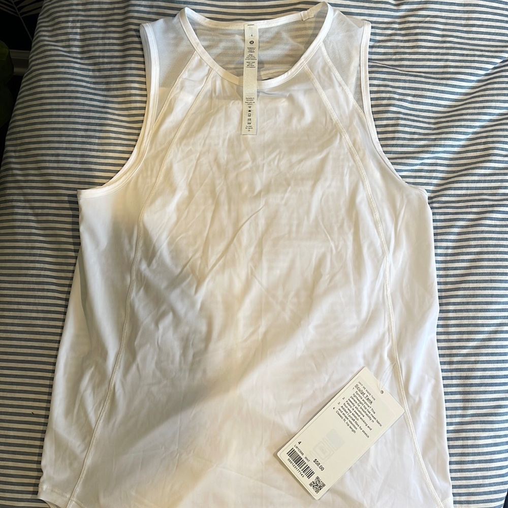 NWT - Lululemon White Sculpt Tank 4 - Picture 4 of 7